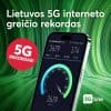 Lietuvos rekordas. Didžiausia 5G interneto greitis. Rekordų akademija