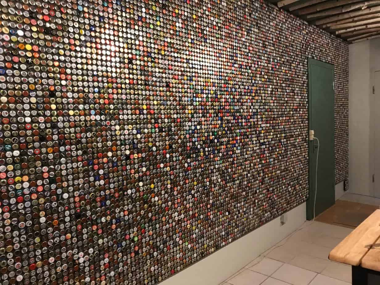 Dekordacija iš metalinių kamštelių