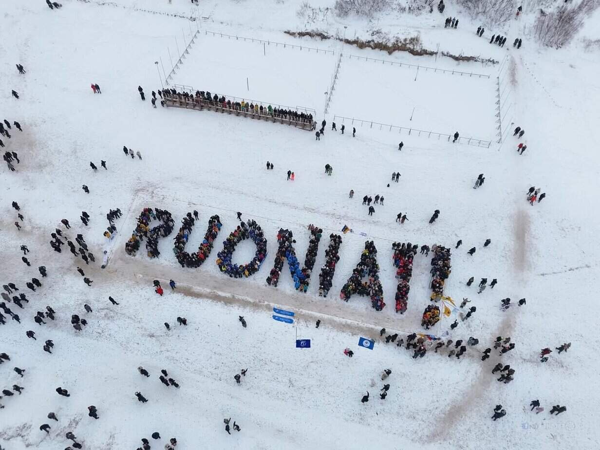 Lietuvos rekordas. Žodis iš daugiausia žmonių