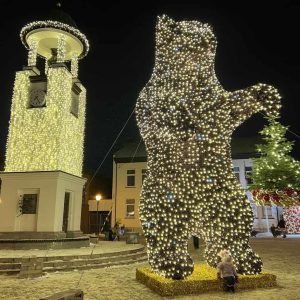 Lietuvos rekordas: Didžiausia meškos skulptūra