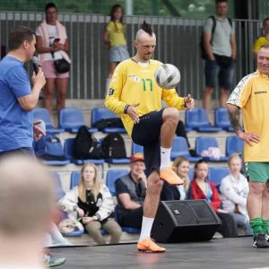 Lietuvos rekordas: Masiškiausia futbolo pamoka