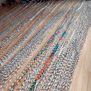 Lietuvos rekordas: Ilgiausia grandinėlė.