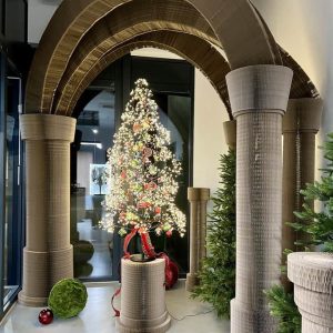 Didžiausias statinys iš popierinio korio