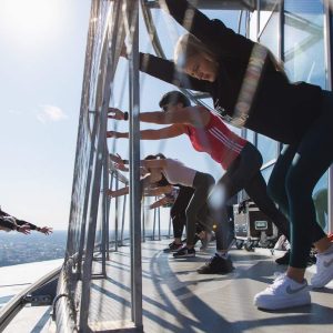 Kūno balanso treniruotė. Rekordas